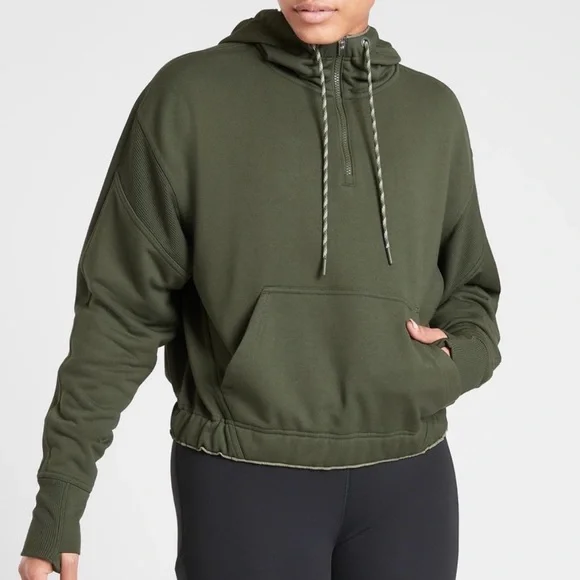 Athleta small acend crop hoodie - Picture 1 of 7